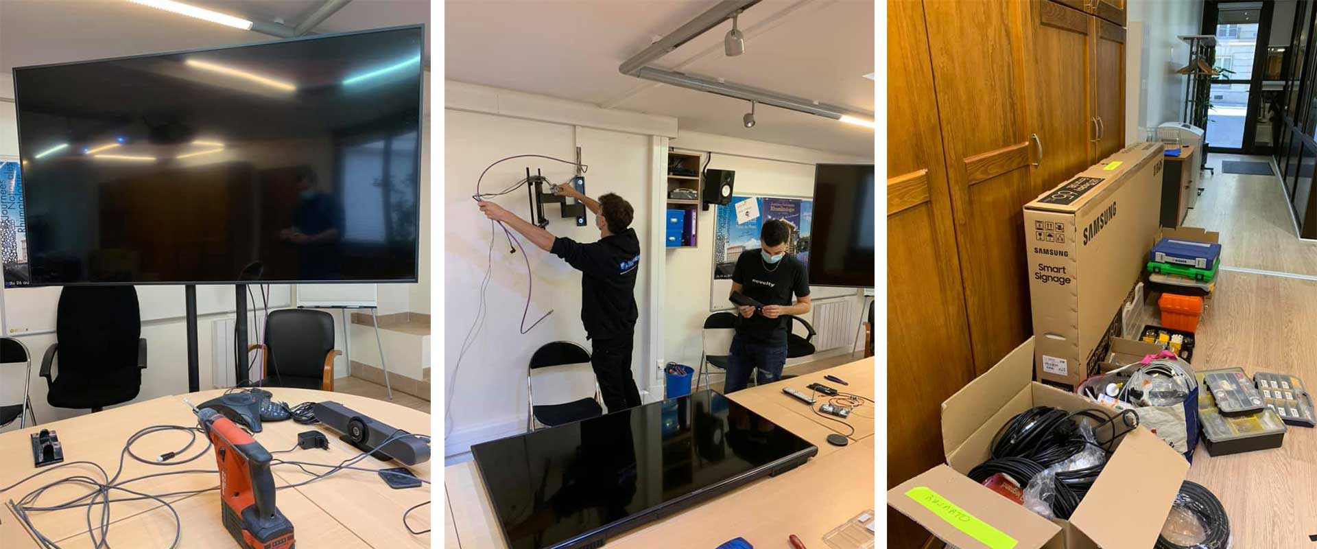 Alternative text - Intégration vidéo dans les locaux de la Société Française de Rhumatologie