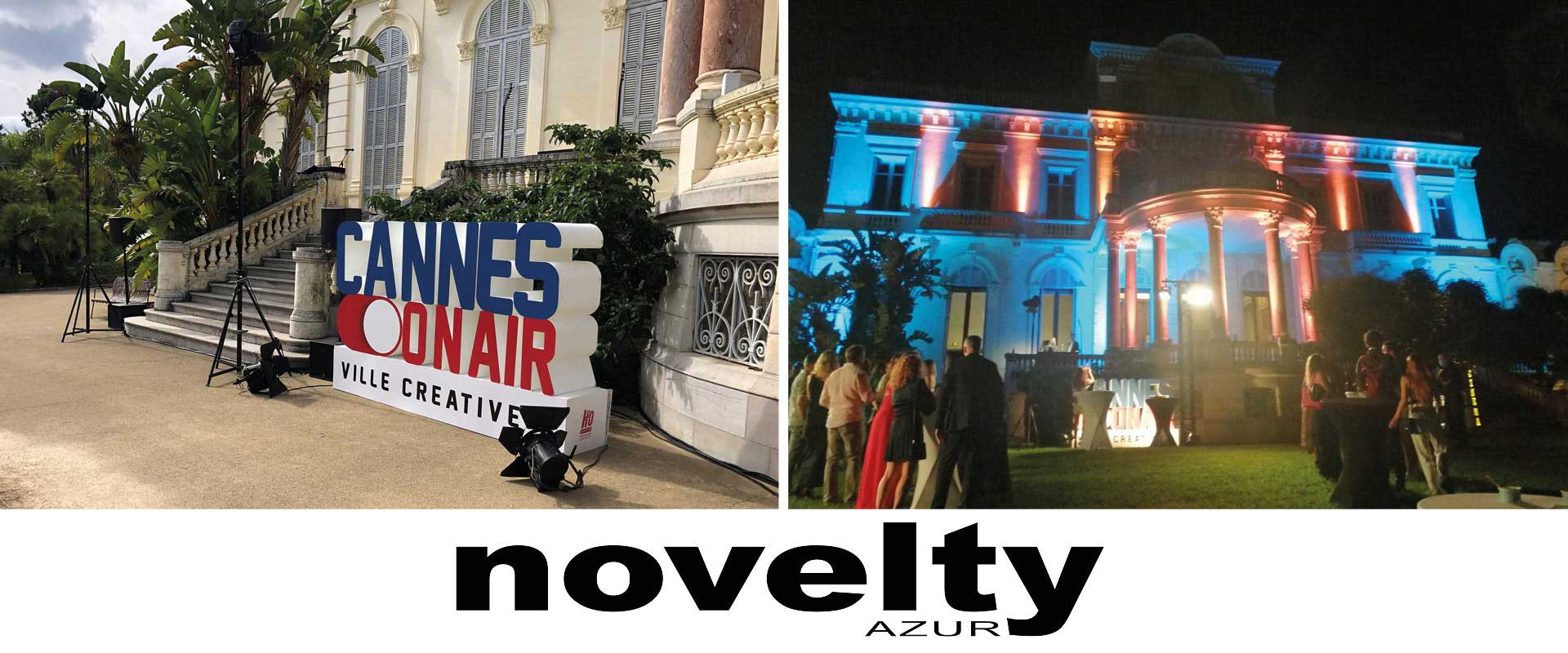 Alternative text - Soirée des médias CANNES ON AIR durant le Festival du Film