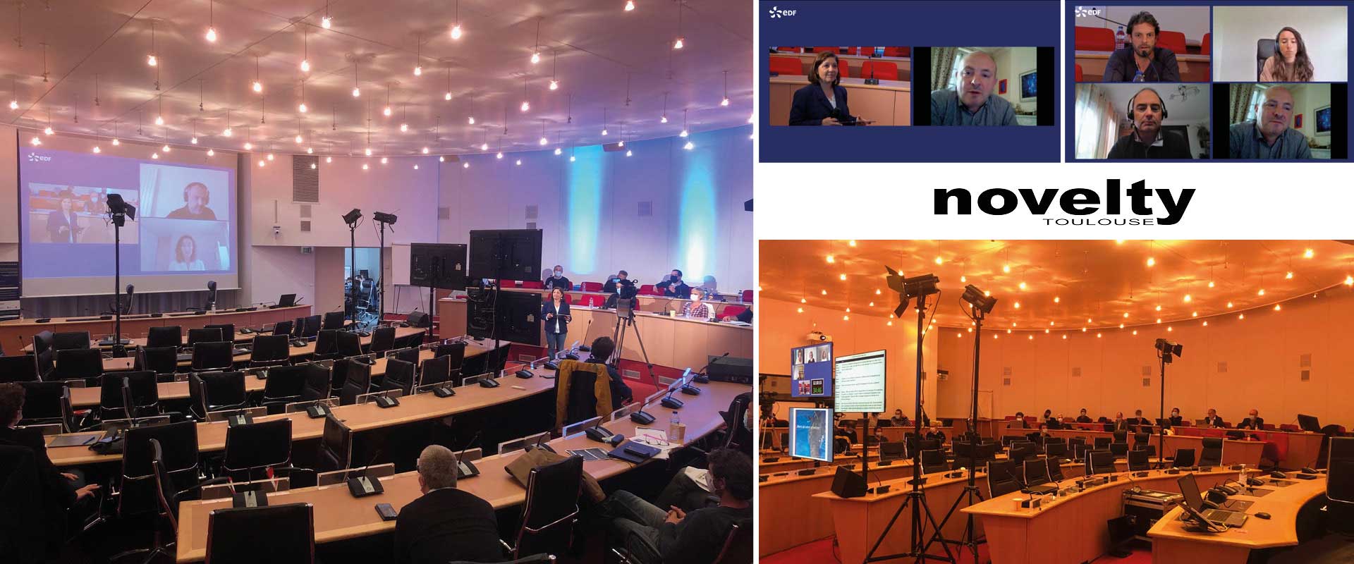 Alternative text - 1er colloque sur la biodiversité pour EDF avec l'agence VeryWell et Novelty Toulouse