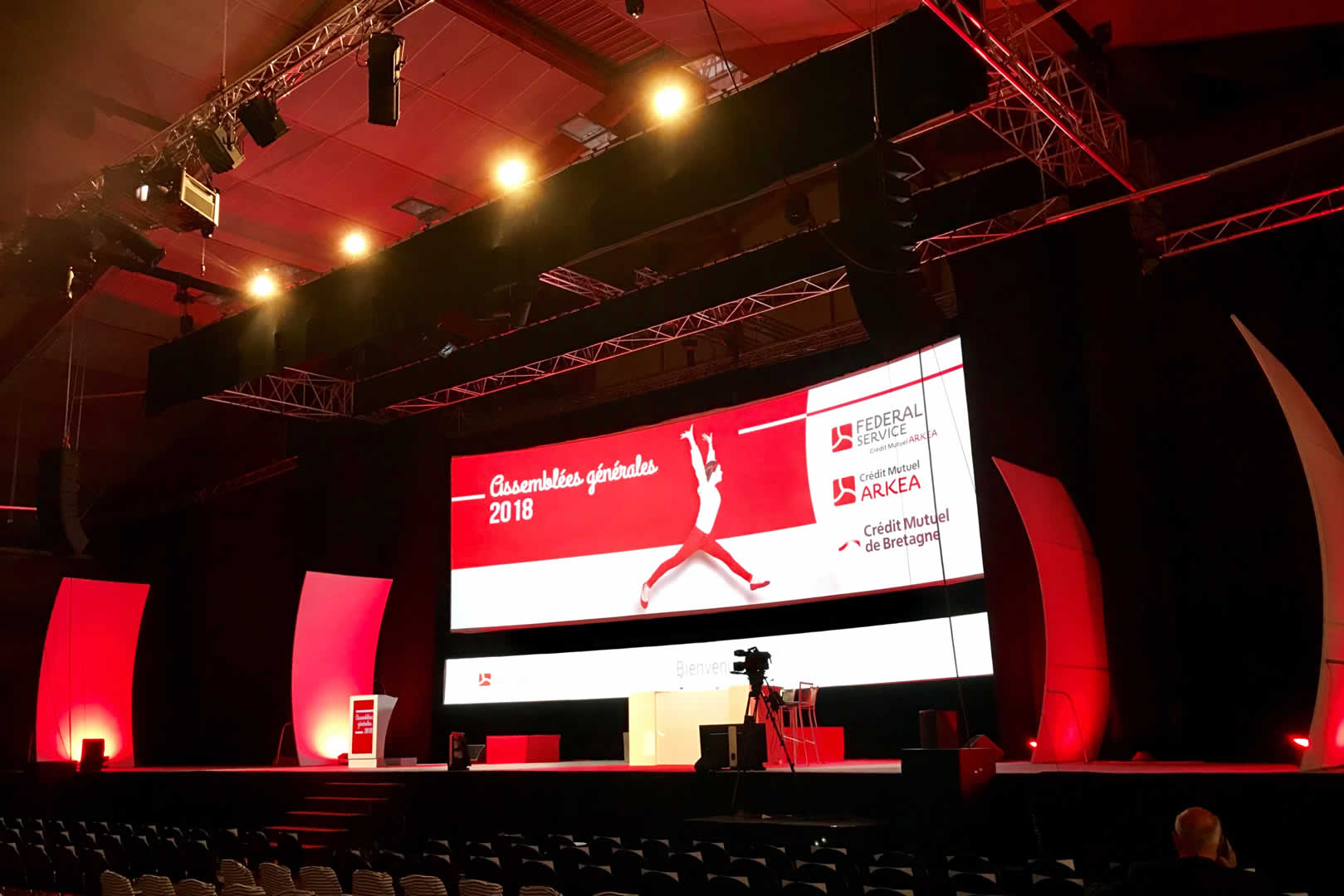 Alternative text - Congrès Arkéa pour Novelty Grand Ouest avec Groupe OPA