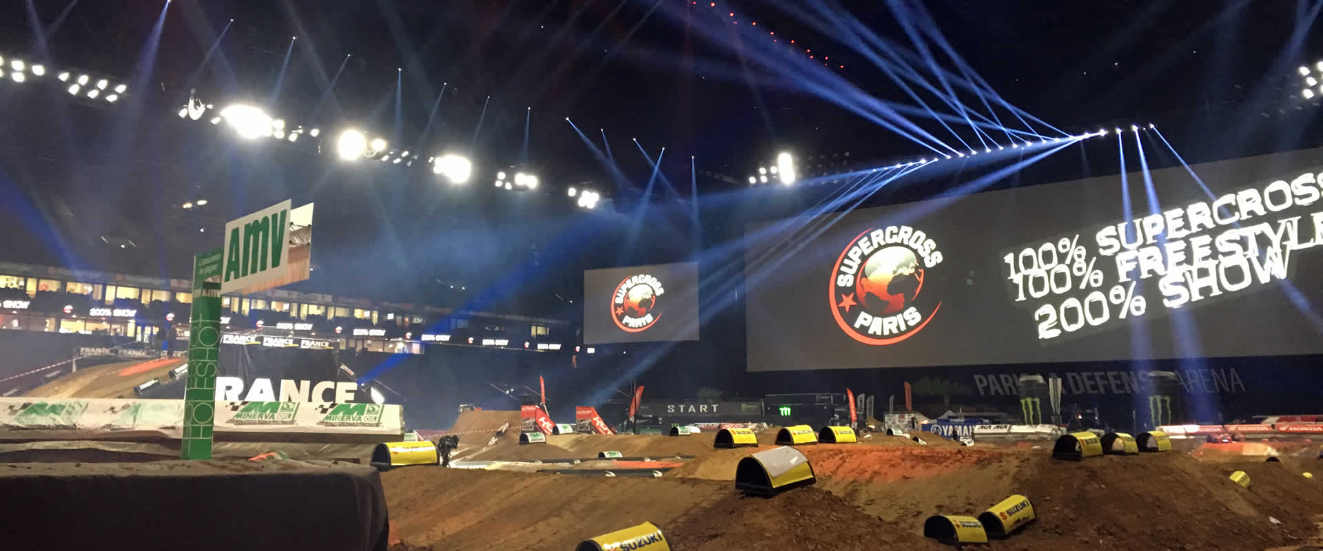 Alternative text - Novelty en représentation pour le Supercross de Paris 2018