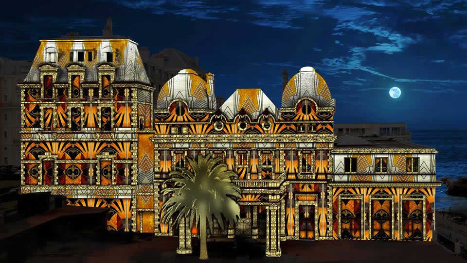 Alternative text - Novelty Bordeaux partenaire de Biarritz en Lumières