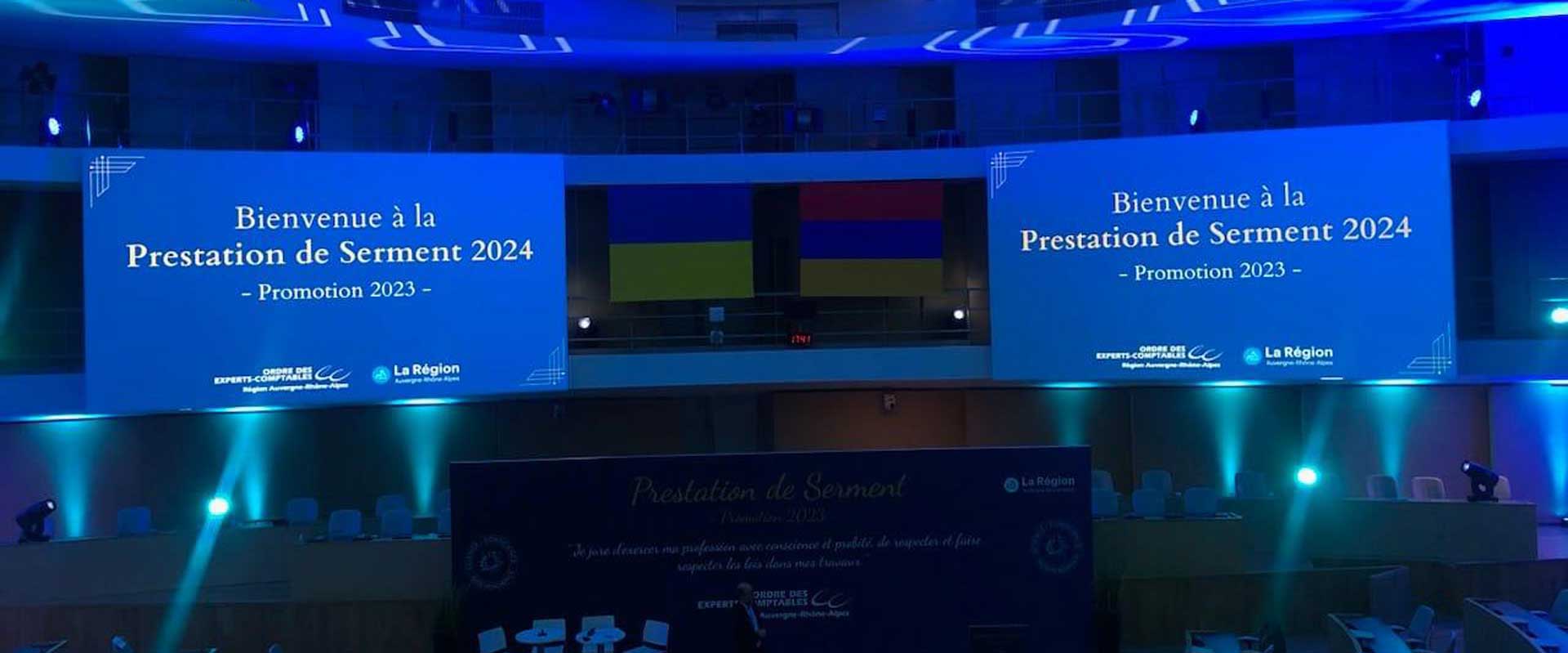 Alternative text - Cérémonie de Prestation de Serment 2024 des Experts Comptables