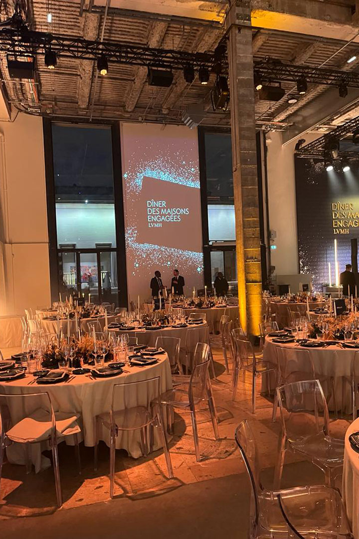 Alternative text - Dîner LVMH au Palais de Tokyo